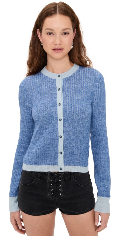 RE/DONE The Emmylou Cardi Kings Blue