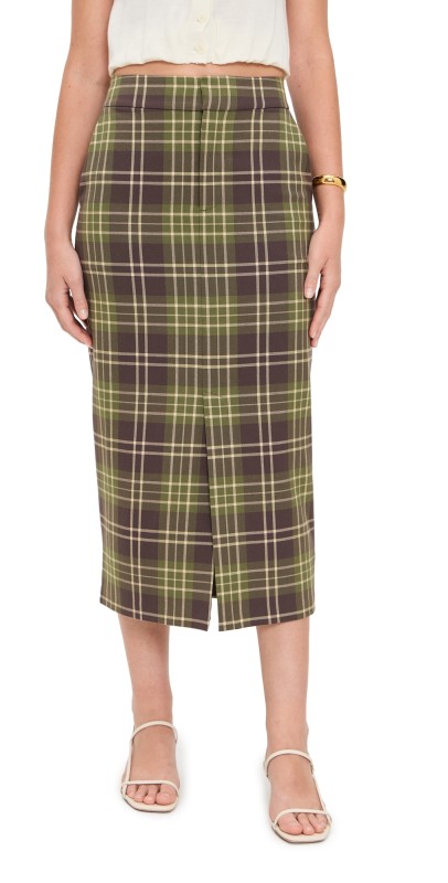 Favorite Daughter The Meyer Skirt Countryside Plaid