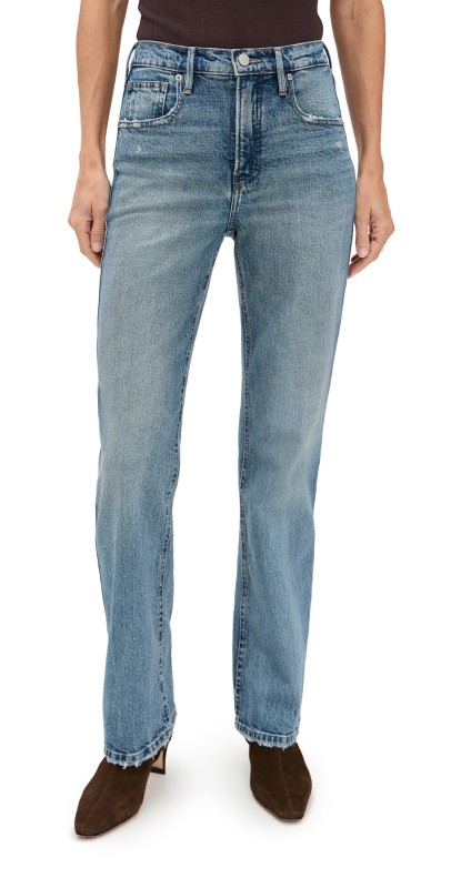 Good American Good Standard Petite Bootcut Jeans Indigo998
