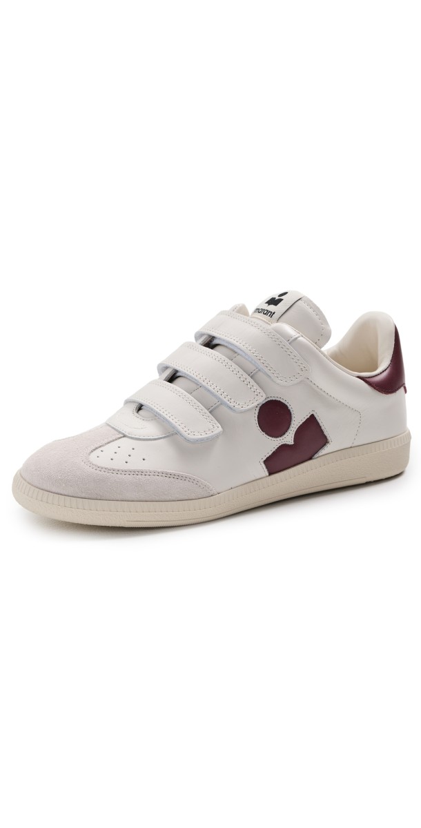 Isabel Marant Beth Sneakers Ecru/Burgundy
