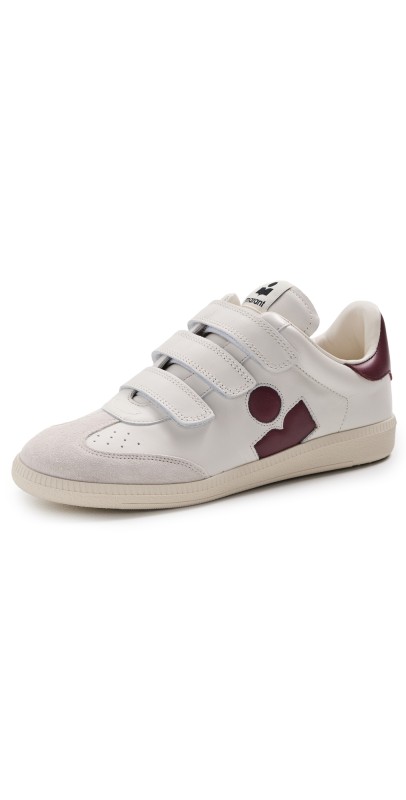 Isabel Marant Beth Sneakers Ecru/Burgundy