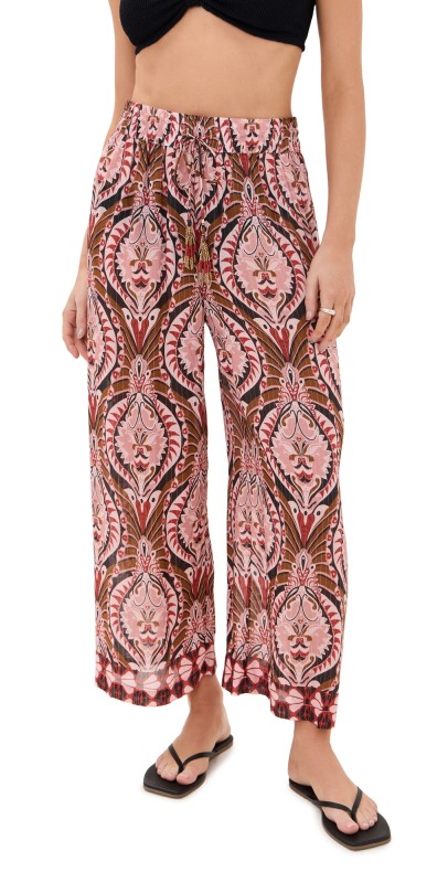 FARM Rio Pineapple Jewerly Pants Pineapple Jewelry Multicolor
