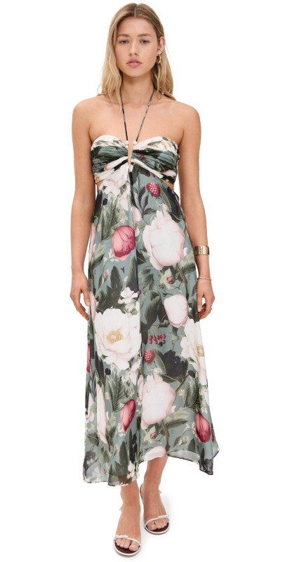 CAMI NYC Calliope Chiffon Dress Bayou Bloom