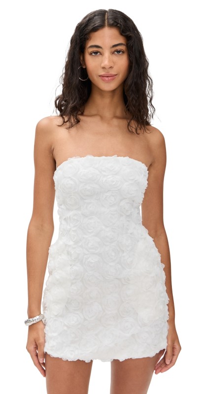 Runaway the Label Rosaline Mini Dress White