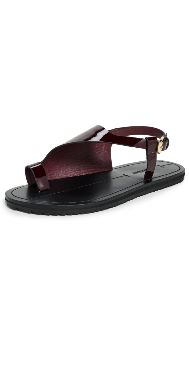 A. EMERY Milne Sandals Bordeaux