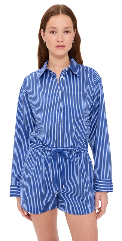 Pistola Denim Amelie Romper Ultramarine Stripe