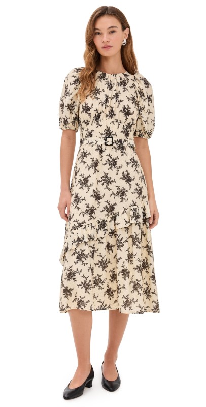 Sea Joan Short Sleeve Dress Cream
