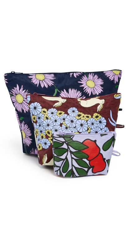 BAGGU Go Pouch Set Night Orchard Night Orchard
