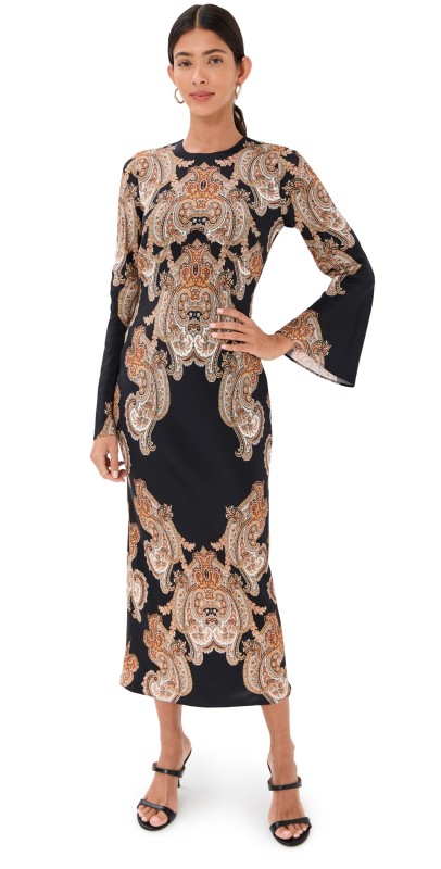 Veronica Beard Lupita Dress Black multi