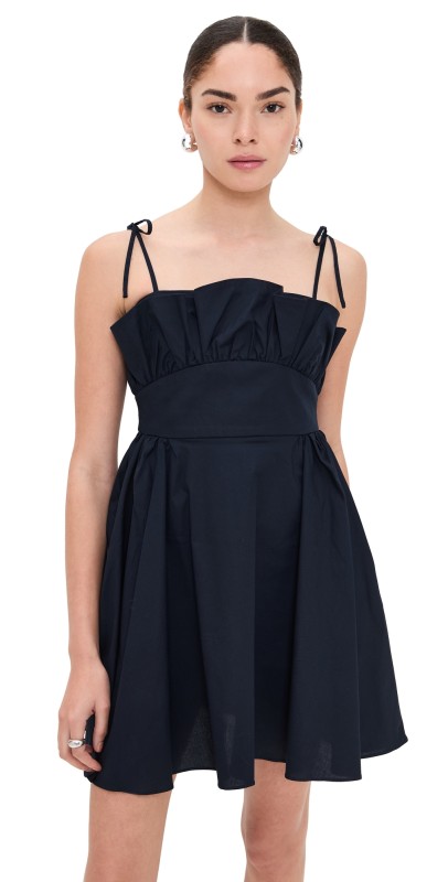 Kika Vargas Mia Dress Navy Navy