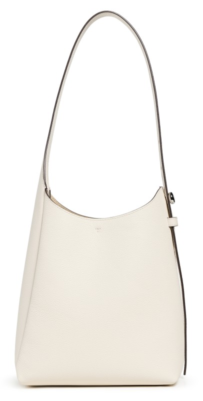Tory Burch Romy Small Hobo Bag Light Cream