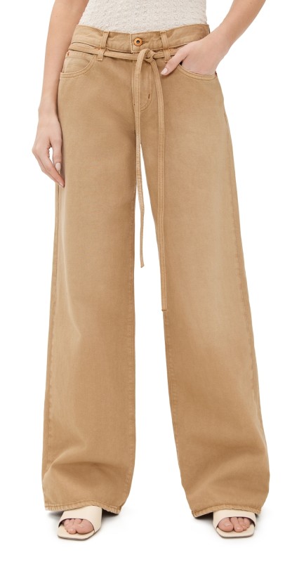 SLVRLAKE Mica Belted Jeans Gold Rush