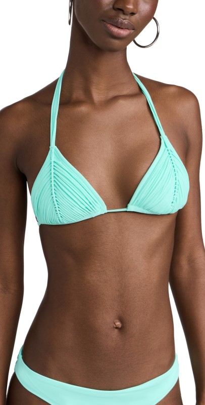 PQ Swim Isla Triangle Bikini Top Seafoam