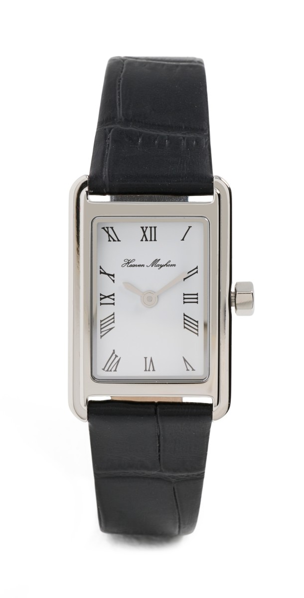 Heaven Mayhem 20mm Icon Watch Silver & Black