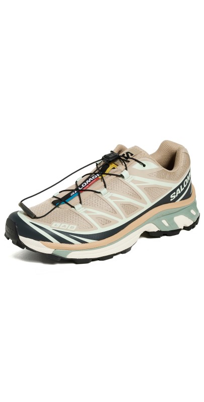Salomon XT-6 Sneakers Oxford Tan/Carbon/Clearly Aqua