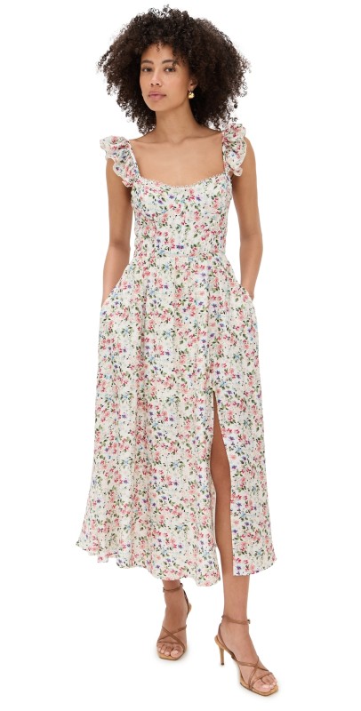 ASTR the Label Wedelia Dress Cream Multi Floral