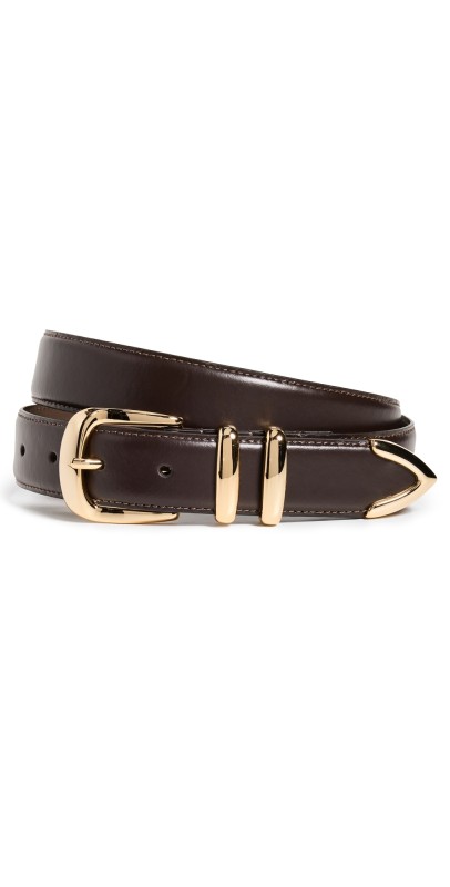 Favorite Daughter The Jordan Belt Dk. Brown/Gold
