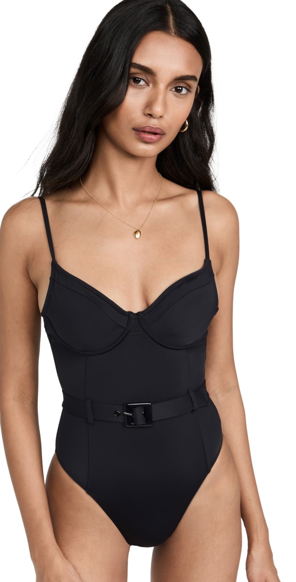 Good American Showoff One Piece Black001