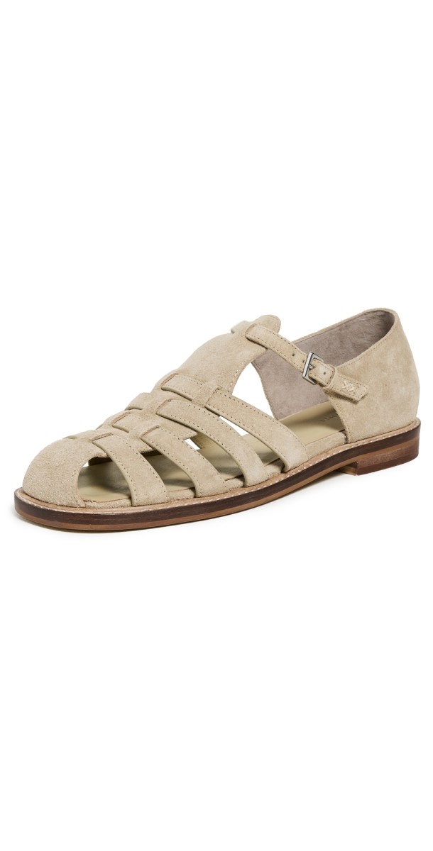 Free People Willow Fisherman Sandals Silt Suede