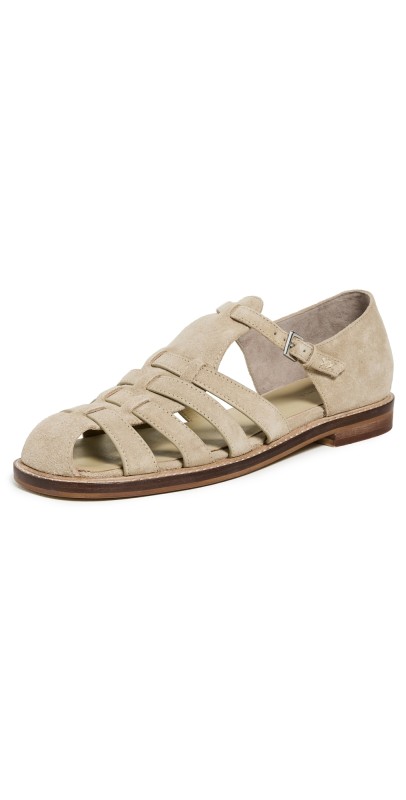 Free People Willow Fisherman Sandals Silt Suede
