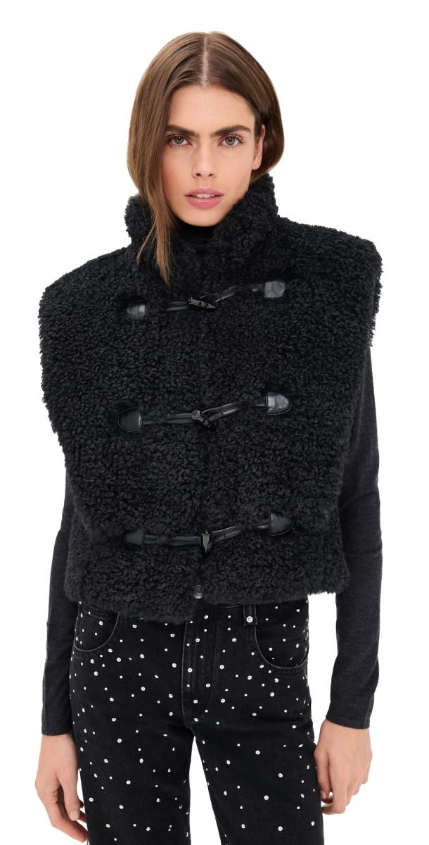 Isabel Marant Étoile Alisa Vest Black