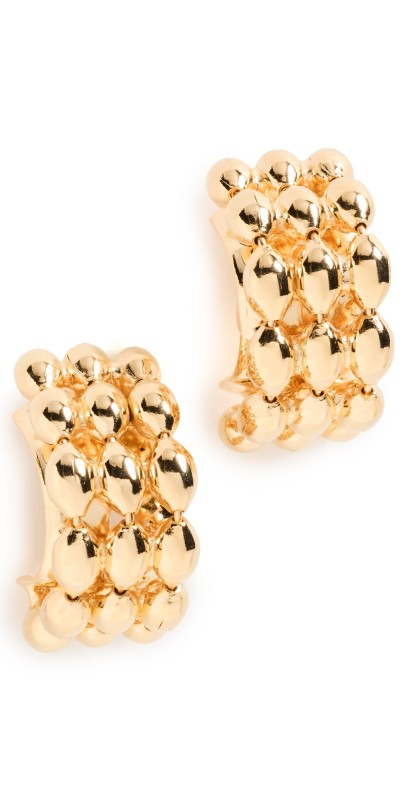 LELET NY Lucia Chunky Huggie Hoops Gold