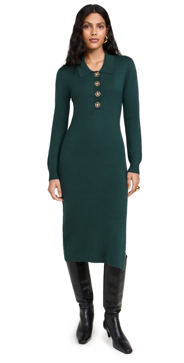 Chloe Kristyn Brandy Dress Evergreen