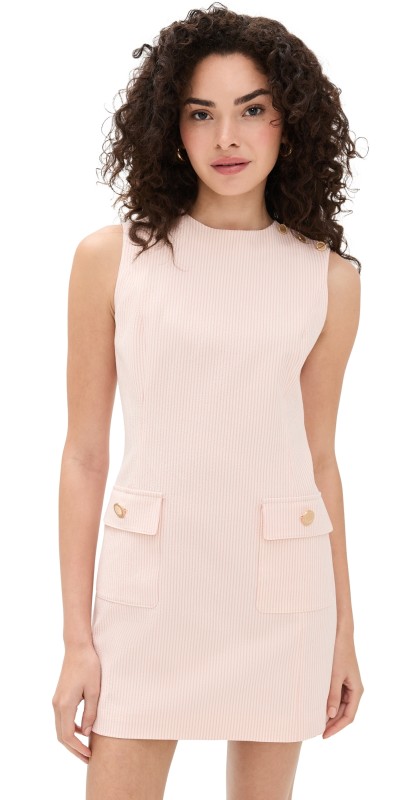 FRAME The Seersucker Mini Dress Azalea Multi