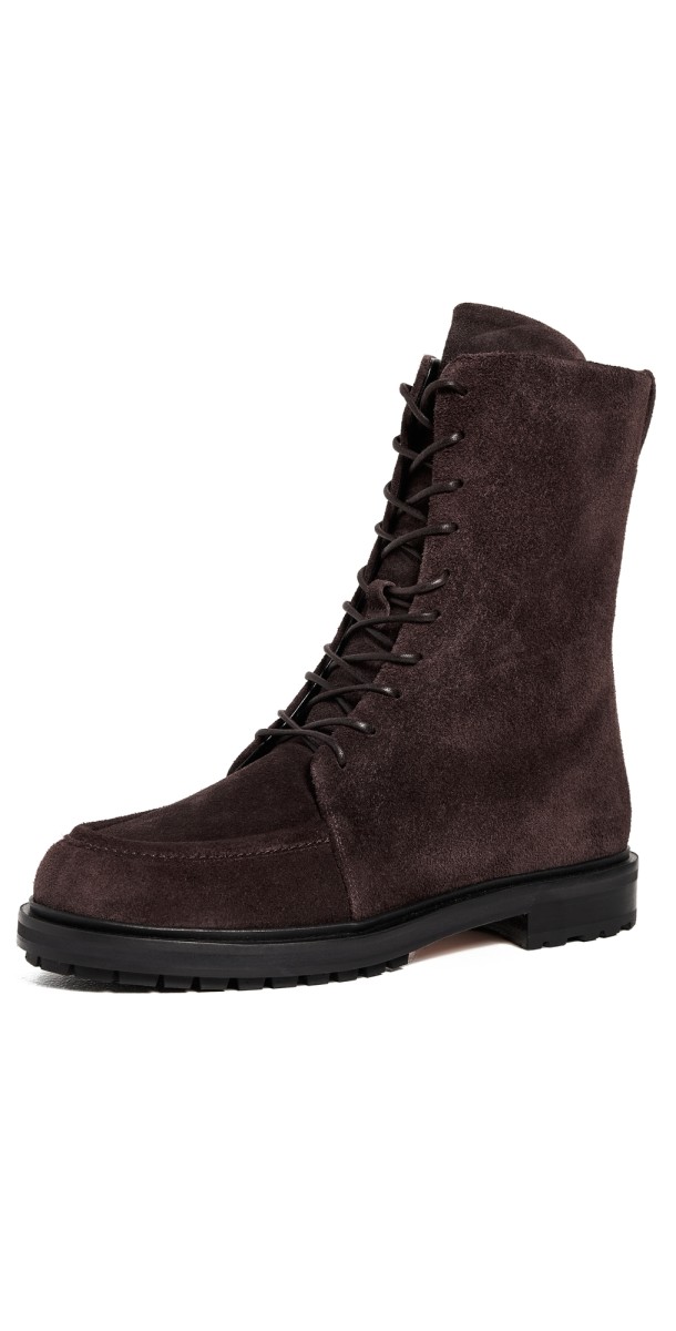 AEYDE Tate Cow Suede Leather Moka Boots Moka