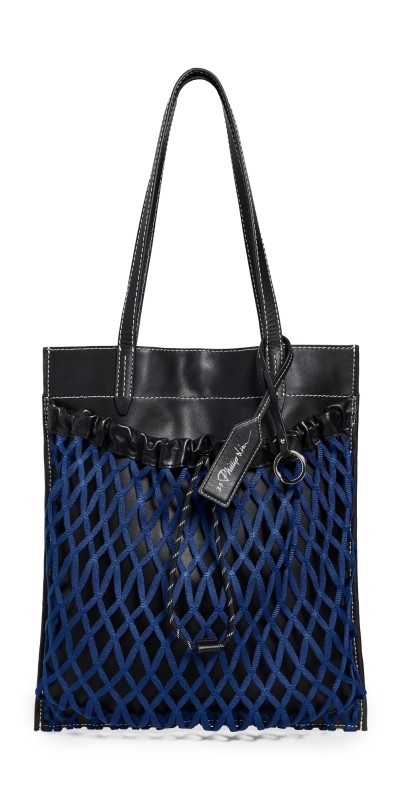 3.1 Phillip Lim Slim Net Tote Blk Mult