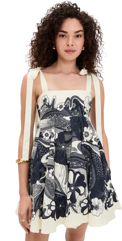 ALÉMAIS Mickey Mini Sundress Navy