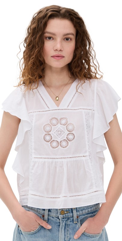 XIRENA Mara Top White