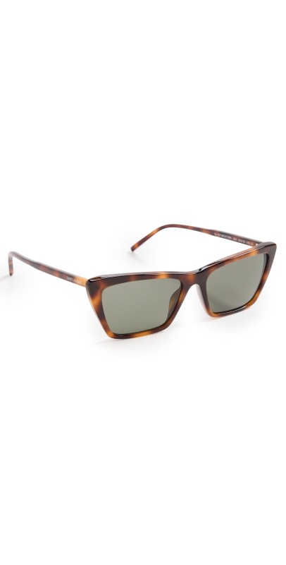 Saint Laurent SL 737 MICA THIN Sunglasses Havana-Havana-Grey