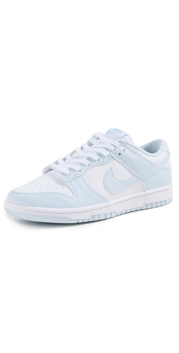 Nike Nike Dunk Low Leather Sneakers White/Blue Tint