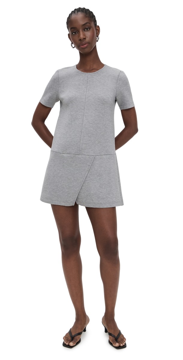 The Garment Nice Mini Dress Grey Melange