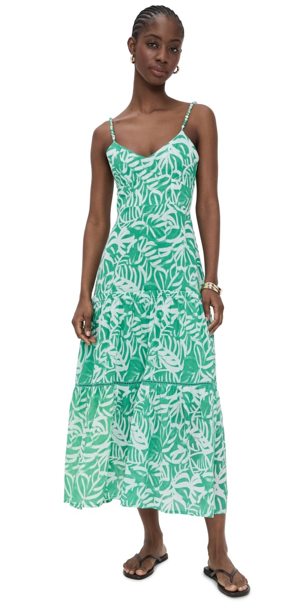 Ro's Garden Brittany Midi Dress Greenmirna