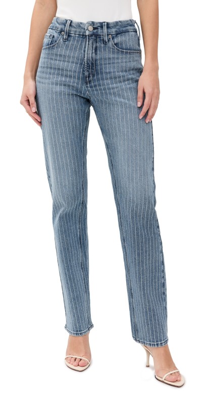 Good American Good Icon Rhinestone Jeans Indigo728