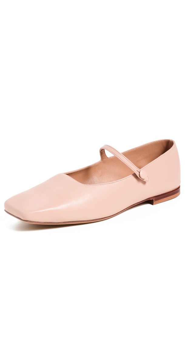 Mansur Gavriel Square Toe Mary Jane Flats Ballet