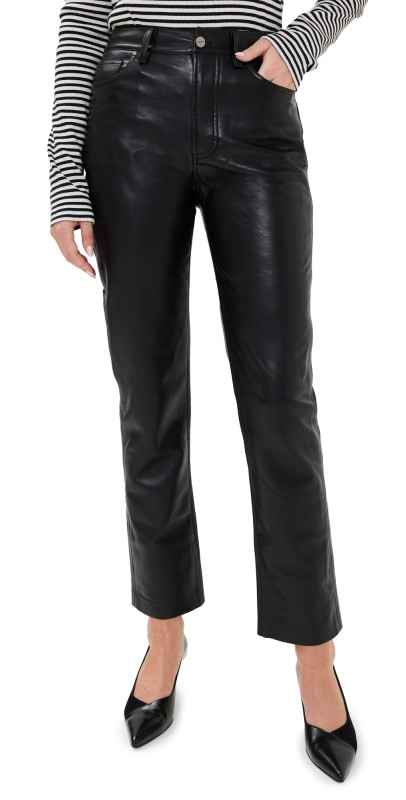 ANINE BING Bruno Pants Black