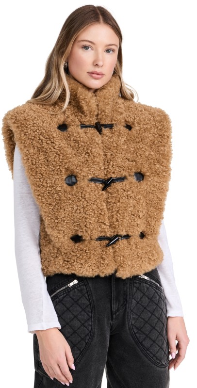 Isabel Marant Étoile Alisa Vest Camel