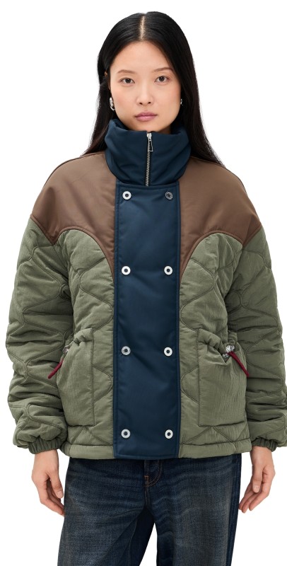 Marbell Kate Puffer Jacket Martini Olive