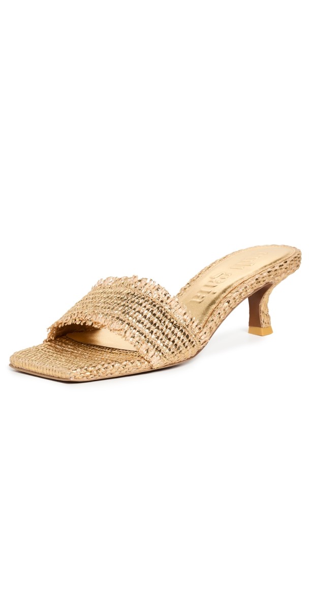 Cult Gaia Ada Sandals Gold
