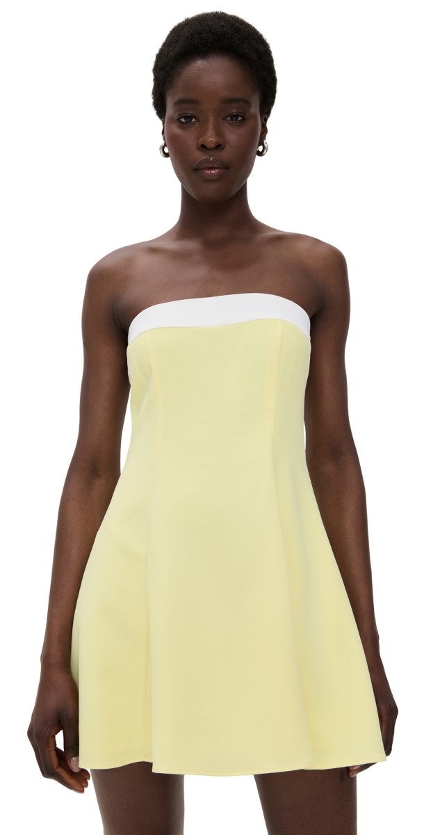 Amanda Uprichard Kerielle Dress Provence Ivory