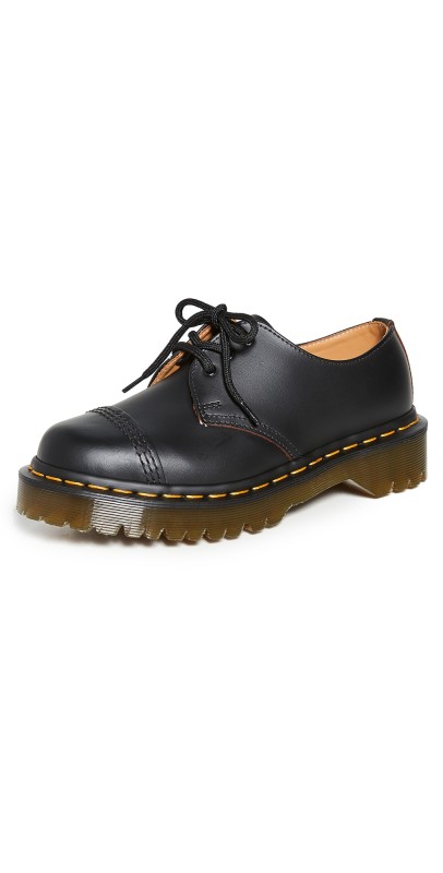Dr. Martens 1461 Bex 3 Eye Toe Cap Oxford Black Quillon