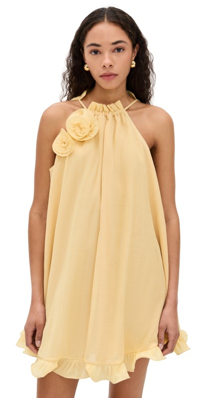 The Wolf Gang Mica Mini Dress Butter