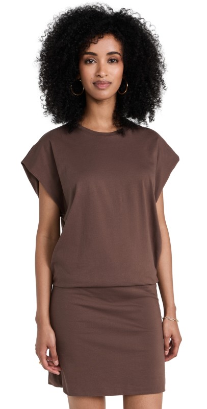 Pistola Denim Tonya Dress Mushroom