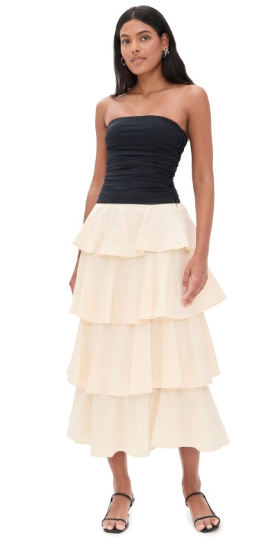 NIA Mathilda Dress Ecru