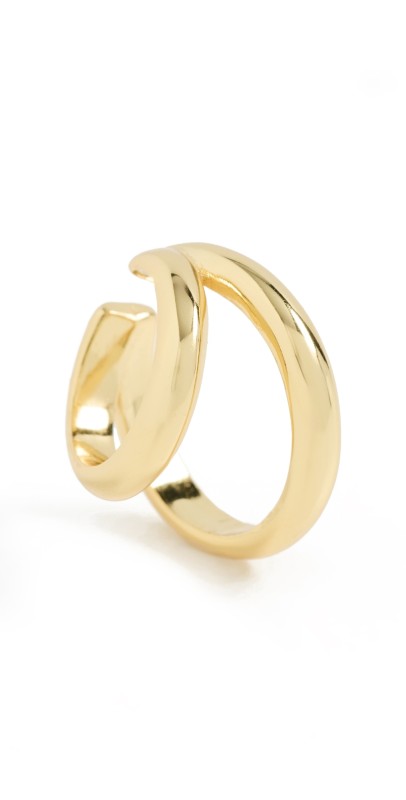 SHASHI Double Tsuki Hoop Cuff Gold