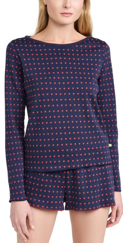 Cozyland by Morgan Lane Ellie Short PJ Set Midnight