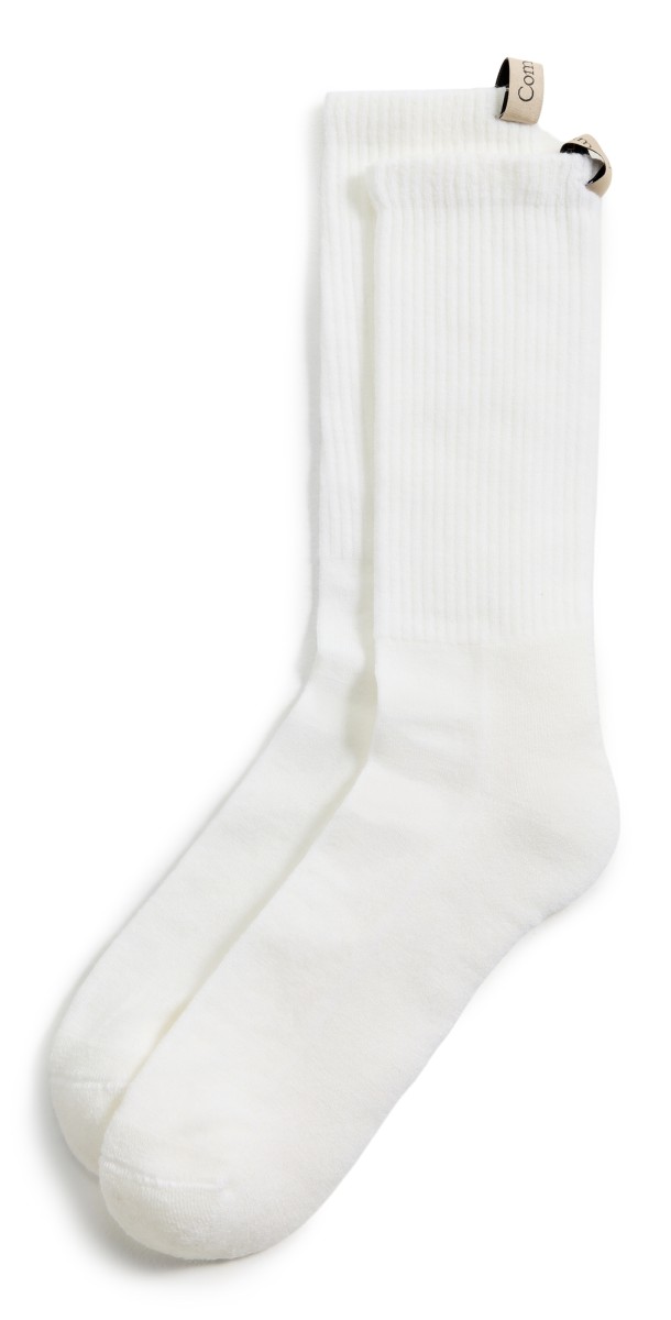 Comme Si The Merino Tube Socks White
